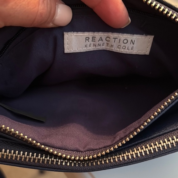 Kenneth Cole Reaction Dark Blue Wristlet - Picture 6 of 6
